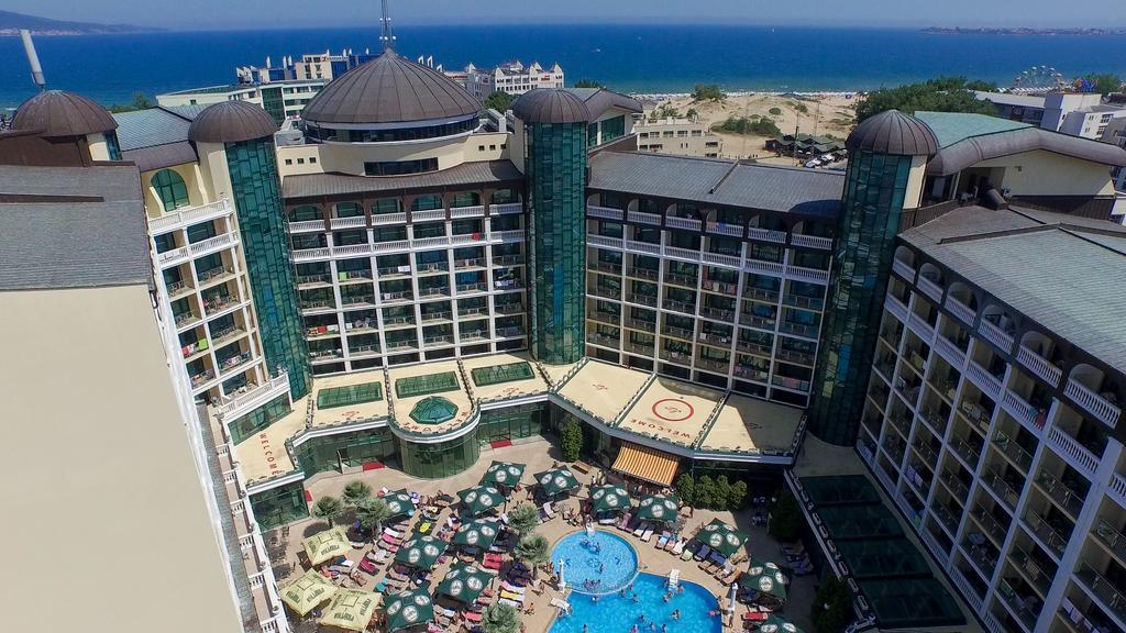 Planeta Hotel & Aquapark Free Beach Access Sunny Beach Eksteriør billede Royal Holiday Palace