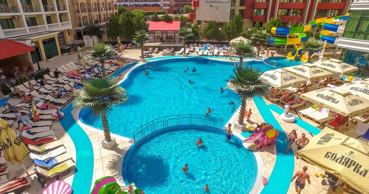 Planeta Hotel & Aquapark Free Beach Access Sunny Beach Eksteriør billede The Aqua Park